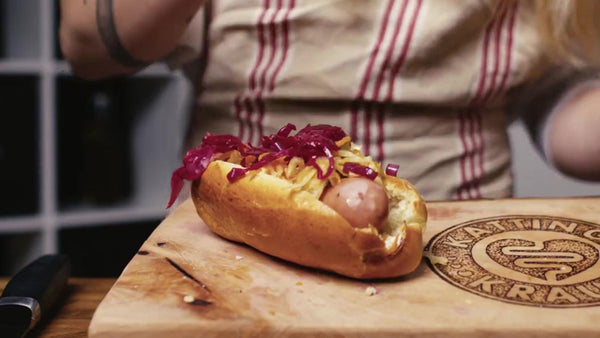 Inspiration - Hot-dog gourmand avec Kattinge Kraut
