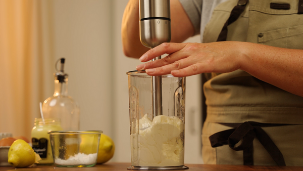 Recette facile de mayonnaise avec le mixeur plongeant ONYX Cookware