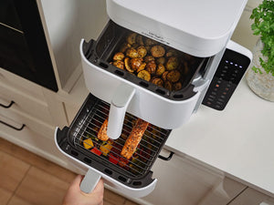 FRITEUSE À AIR CHAUD - DUAL STACK 12L - BLANC - 4