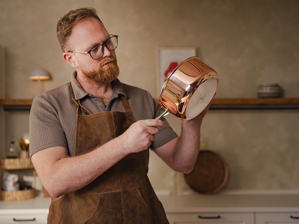 COPPER HYBRID CASSEROLE ANTIADHÉSIVE 18 CM - 4