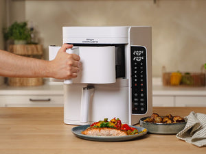 FRITEUSE À AIR CHAUD - DUAL STACK 12L - BLANC - 7