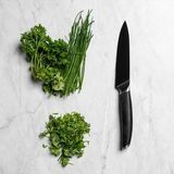 HYBRIDE CÉRAMIQUE-ACIER ENSEMBLE DE COUTEAUX POLYVALENTS 5 PIÈCES - 3