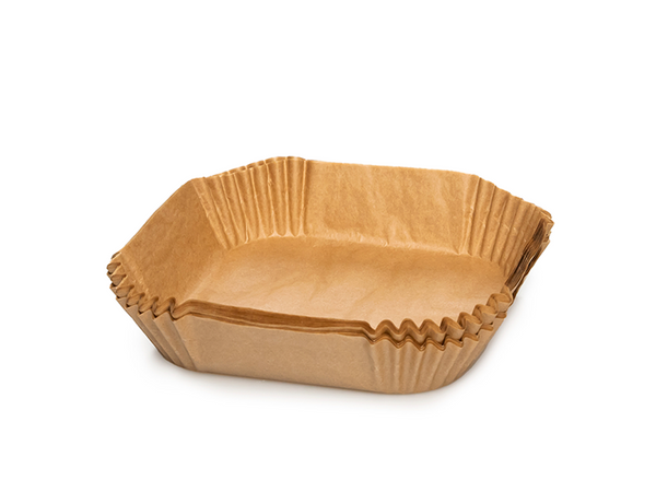 PAPIER DE CUISSON POUR FRITEUSE À AIR CHAUD 23x23 CM – 200 UNITÉS