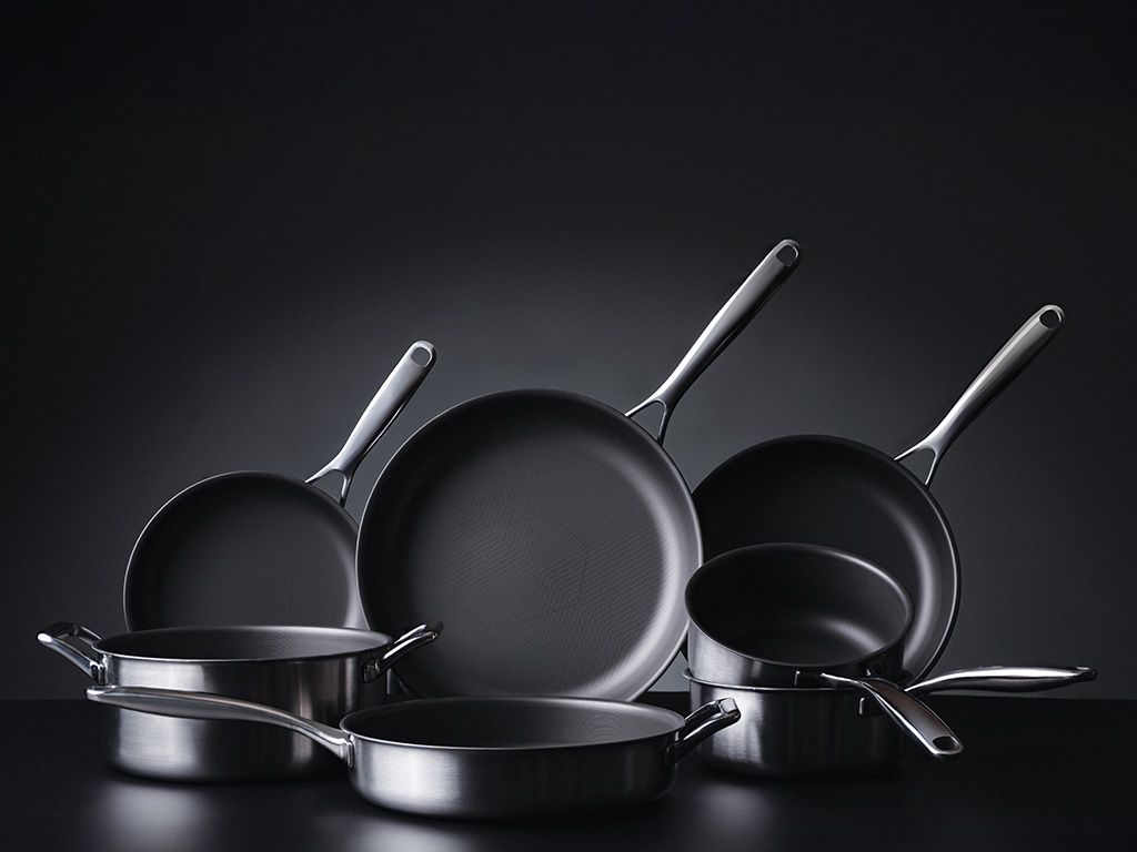 ZERO – SET DE POÊLES ANTIADHÉSIVES NATURELLES – 5 PIÈCES - 7