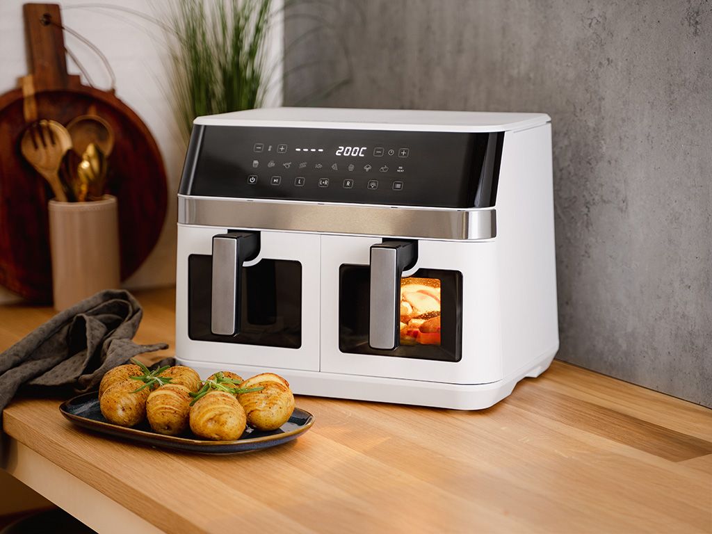 AIRFRYER - DUAL - ENSEMBLE COMPLET - 9