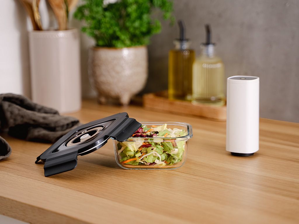 CONTENANT EN VERRE SOUS VIDE CARRÉ – 525ML - 2