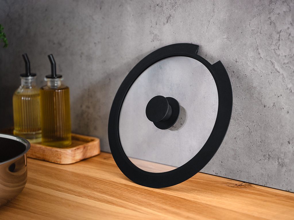 HANDLELESS GLASS LID – 2PC - 2