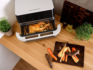 FRITEUSE À AIR CHAUD - DUAL - ENSEMBLE COMPLET - 10