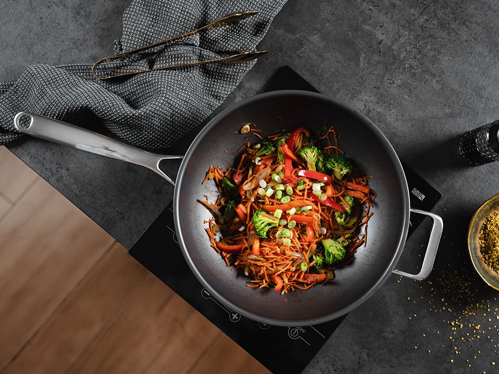 ZERO – POÊLE WOK ANTIADHÉSIVE NATURELLE 30 CM - 2