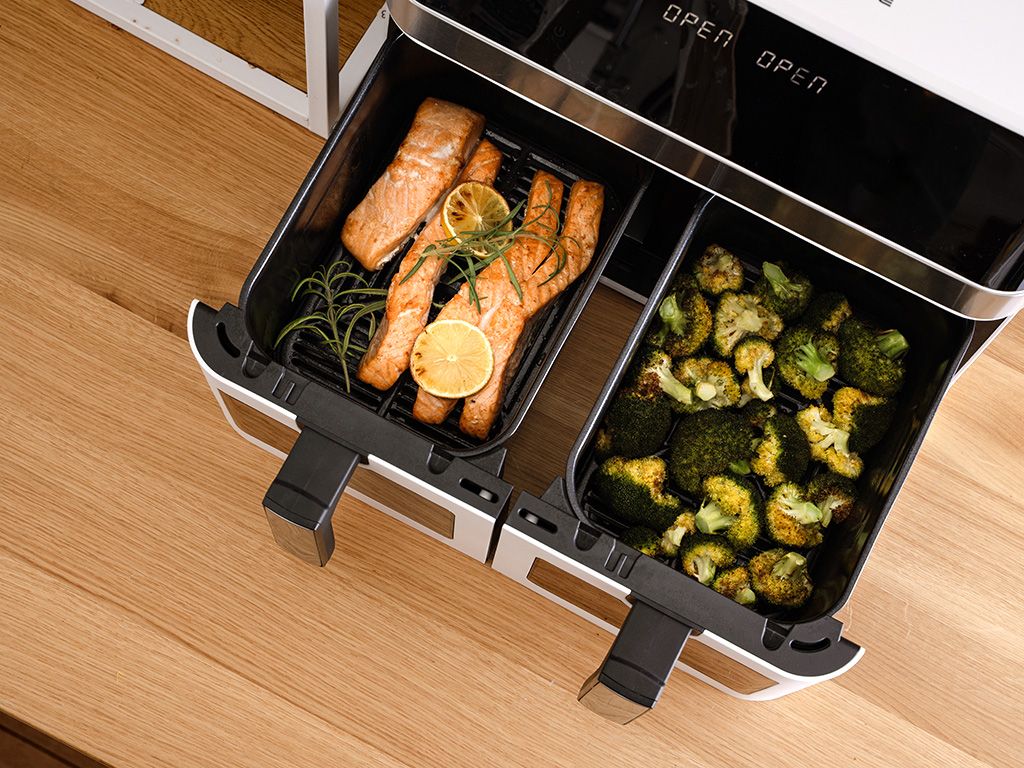 FRITEUSE À AIR CHAUD - DUAL 11L - ENSEMBLE