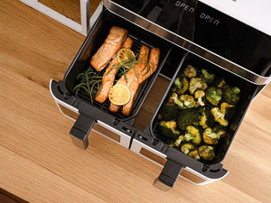 FRITEUSE À AIR CHAUD - DUAL - ENSEMBLE COMPLET - 13