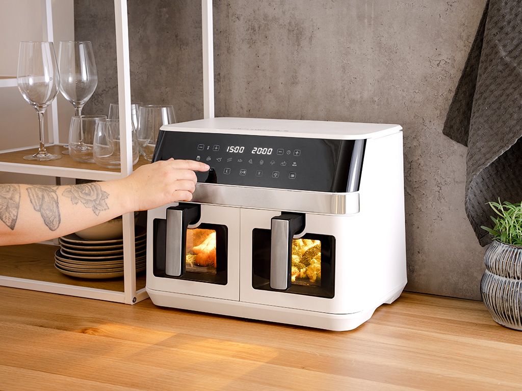 FRITEUSE À AIR CHAUD - DUAL - ENSEMBLE COMPLET - 15