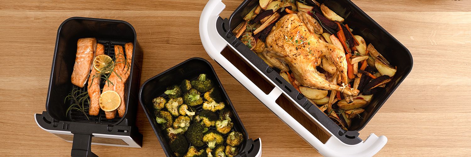 AIRFRYER - DUAL - ENSEMBLE COMPLET