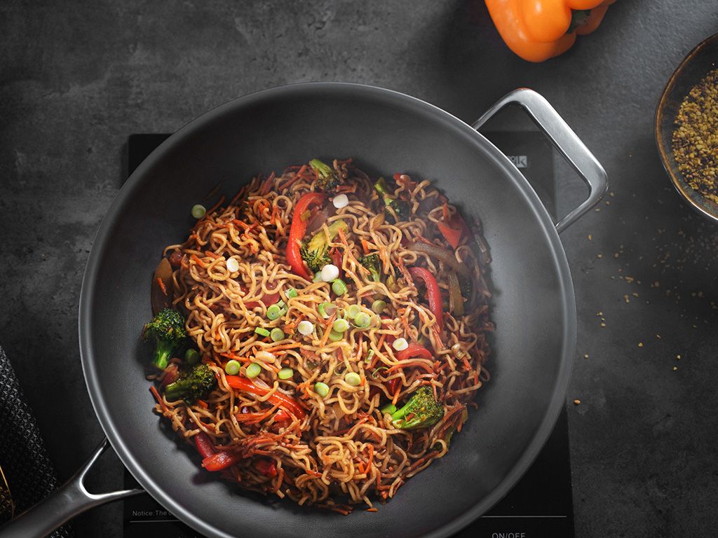 ZERO – POÊLE WOK ANTIADHÉSIVE NATURELLE 30 CM - 5