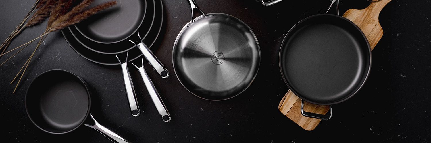 ZERO – ANTIADHÉSIF NATUREL BATTERIE DE CUISINE - 6-PIÈCES