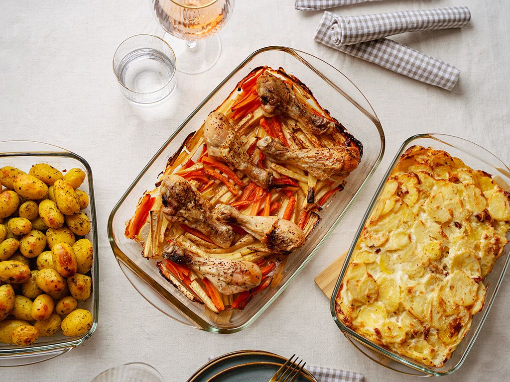 SET DE PLATS EN VERRE RÉSISTANTS AU FOUR - 2