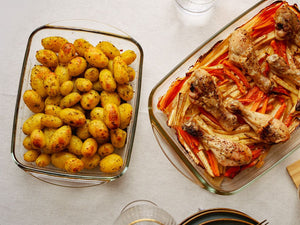 SET DE PLATS EN VERRE RÉSISTANTS AU FOUR - 4