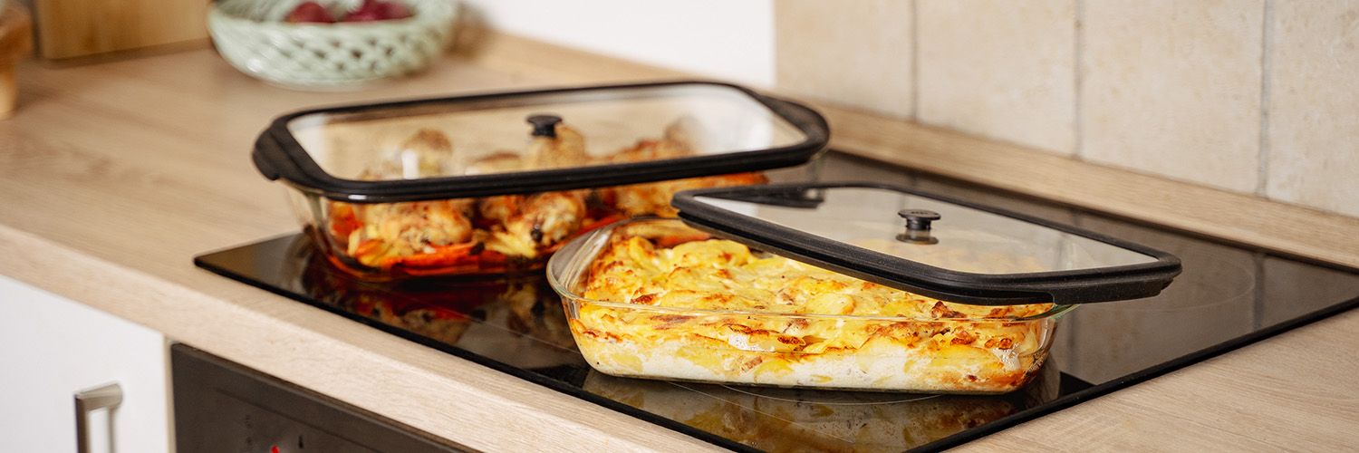 PLAT EN VERRE RÉSISTANT AU FOUR - 3.6L