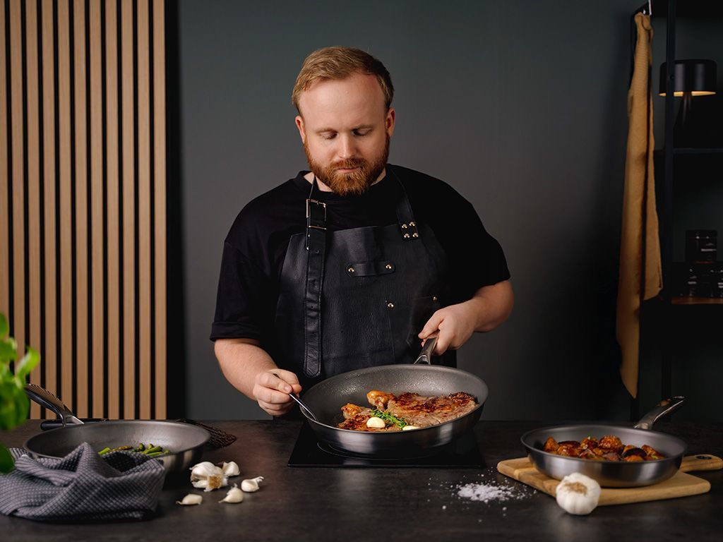 ZERO – ANTIADHÉSIF NATUREL BATTERIE DE CUISINE - 5-PIÈCES - 8