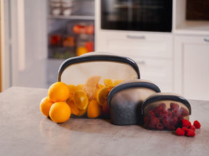 SACS DE RANGEMENT EN SILICONE ASSORTIS - 6