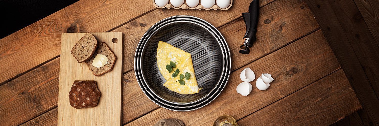 FRYING PAN WITH DETACHABLE HANDLE 3-PC SET - 10