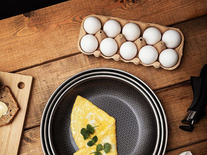 ENSEMBLE DE POÊLE AVEC POIGNÉE DÉTACHABLE 3 PIÈCES - 2