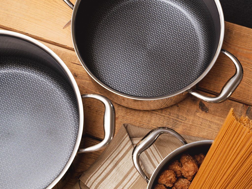 BATTERIE DE CUISINE - 3 PIÈCES - 2