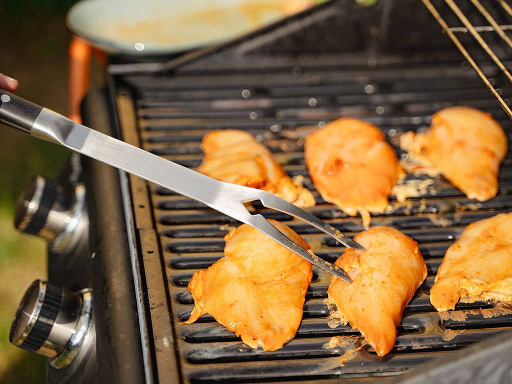 FOURCHETTE BBQ EN ACIER INOXYDABLE - 4
