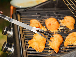 FOURCHETTE BBQ EN ACIER INOXYDABLE - 4