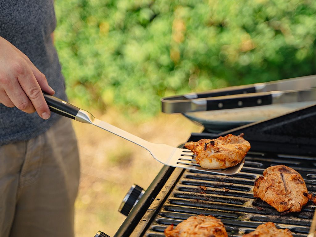 SPATULE BBQ EN ACIER INOXYDABLE - 4