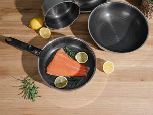 FRYING PAN WITH DETACHABLE HANDLE 30CM SET - 7