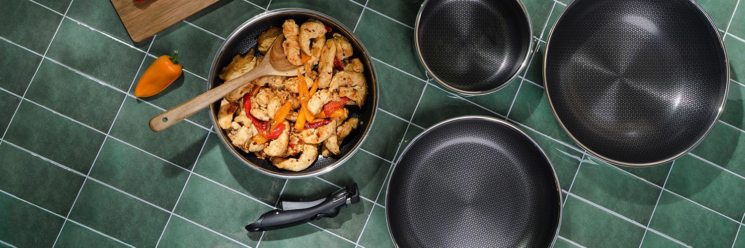 ENSEMBLE DE SAUTER AVEC POIGNÉE DÉTACHABLE 26CM