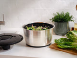 ESSOREUSE À SALADE EN ACIER INOXYDABLE