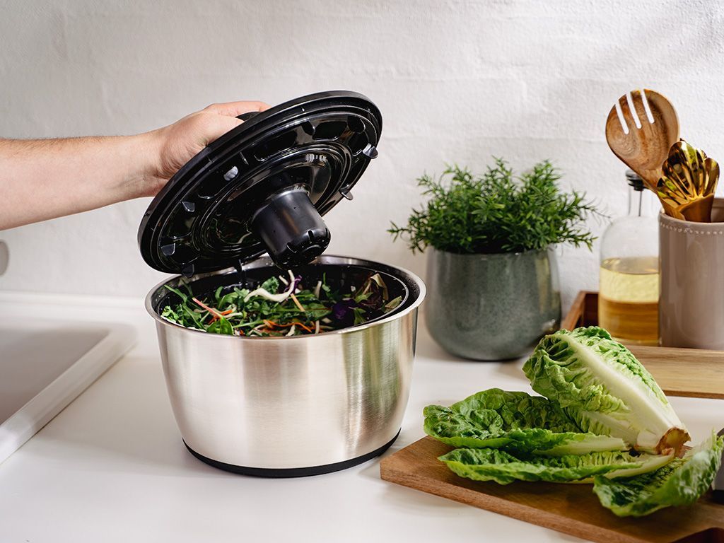 ESSOREUSE À SALADE EN ACIER INOXYDABLE - 2