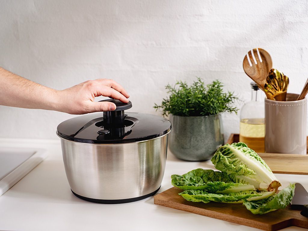 ESSOREUSE À SALADE EN ACIER INOXYDABLE - 4