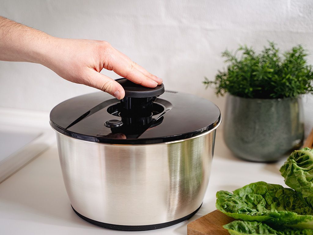 ESSOREUSE À SALADE EN ACIER INOXYDABLE - 6