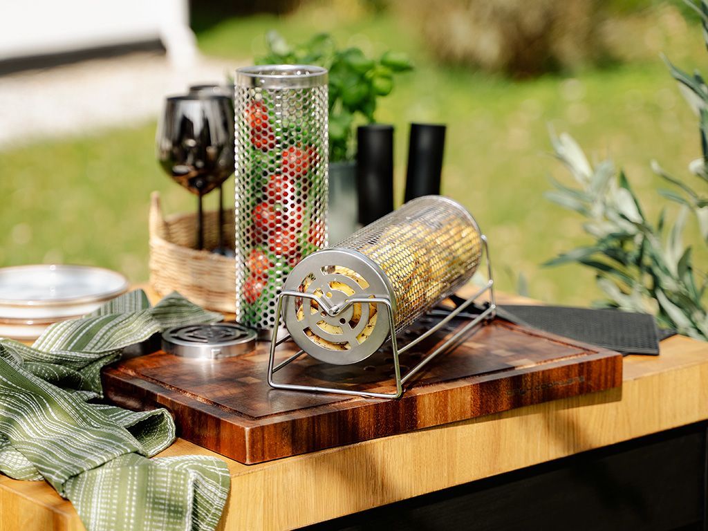 PETIT PANIER DE GRILL CYLINDRIQUE – 4 PIÈCES - 5