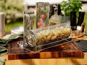 PETIT PANIER DE GRILL CYLINDRIQUE – 4 PIÈCES - 6