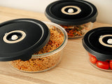 RÉCIPIENT EN VERRE SOUS VIDE ROND - SACS SOUS VIDE