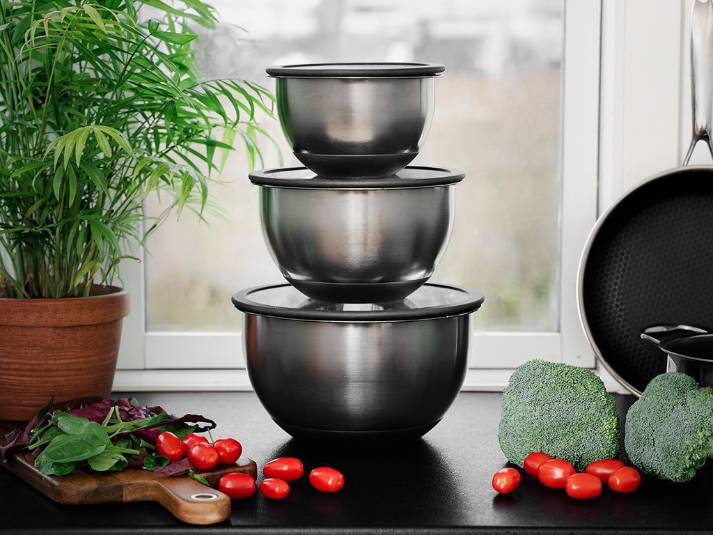 BOLS DE MÉLANGE EN ACIER INOXYDABLE – 3000ML - 5