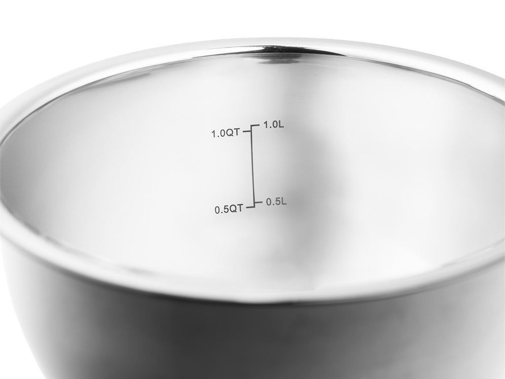BOLS DE MÉLANGE EN ACIER INOXYDABLE – 1500ML - 3