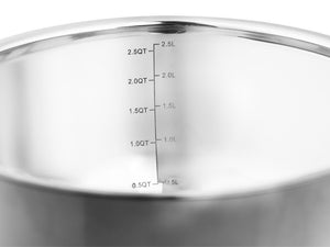 BOLS DE MÉLANGE EN ACIER INOXYDABLE – 3000ML - 3