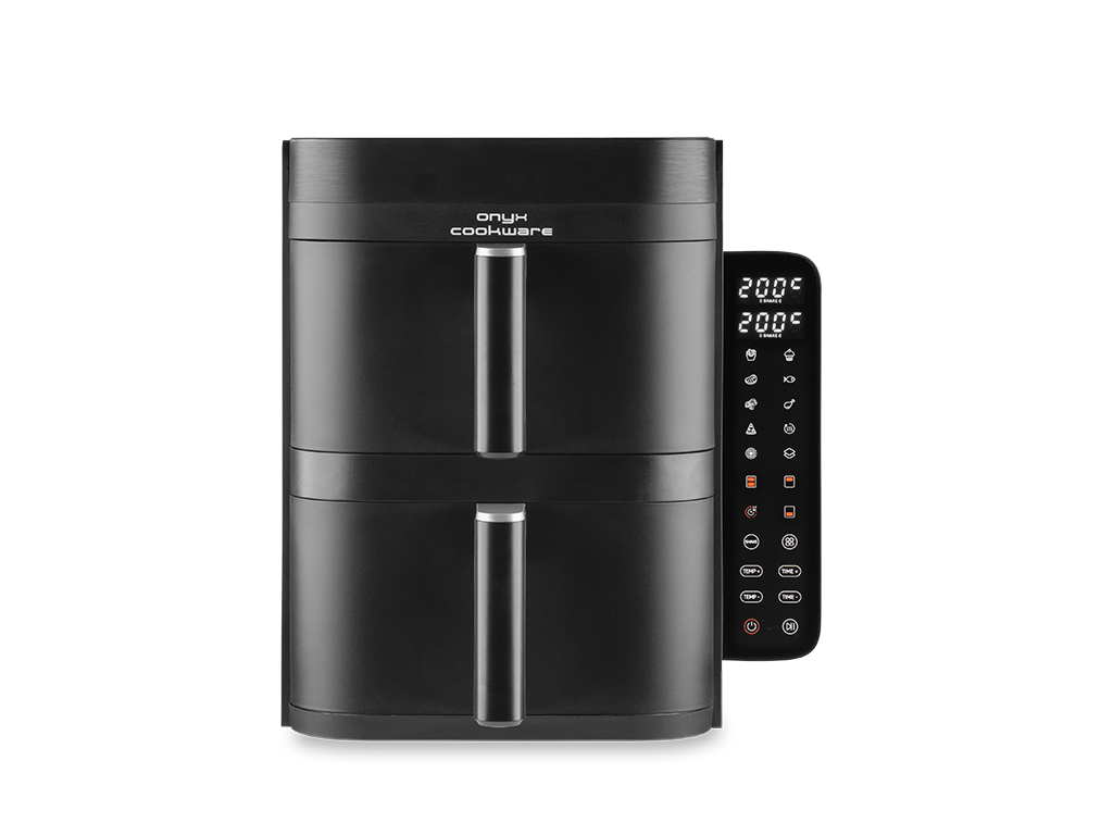 FRITEUSE À AIR CHAUD - DUAL STACK 12L - NOIR - 1