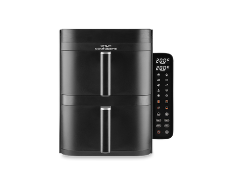 FRITEUSE À AIR CHAUD - DUAL STACK 12L - NOIR - 1