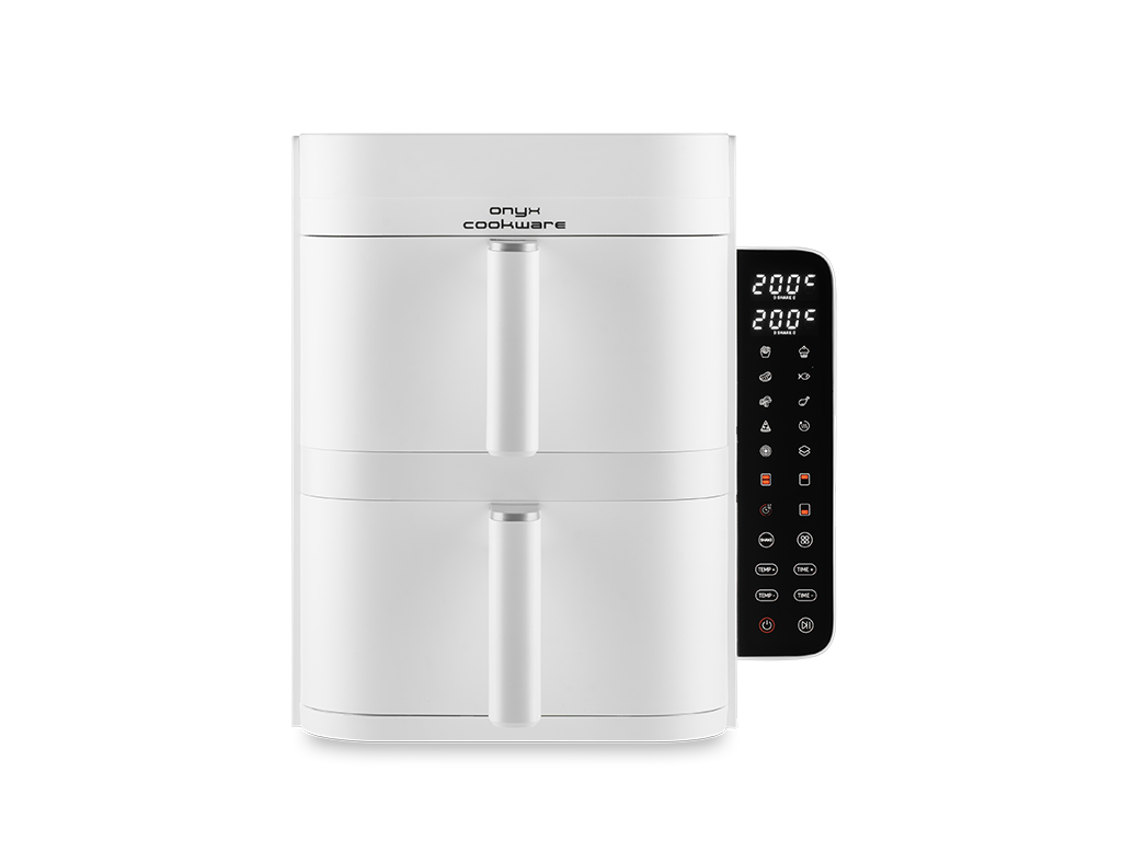 FRITEUSE À AIR CHAUD - DUAL STACK 12L - BLANC - 1