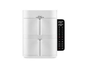 FRITEUSE À AIR CHAUD - DUAL STACK 12L - BLANC - 1