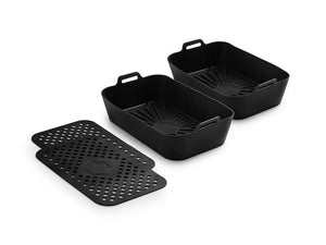 PANIER ET TAPIS POUR FRITEUSE À AIR 3-PAQUET – DUAL - 1
