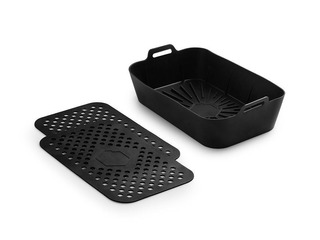 PANIER ET TAPIS POUR FRITEUSE À AIR 3-PAQUET – DUAL - 6