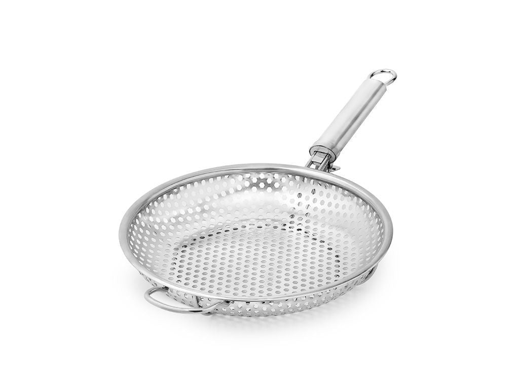 POÊLE GRILL BBQ AVEC MANCHE AMOVIBLE 28 CM - 1