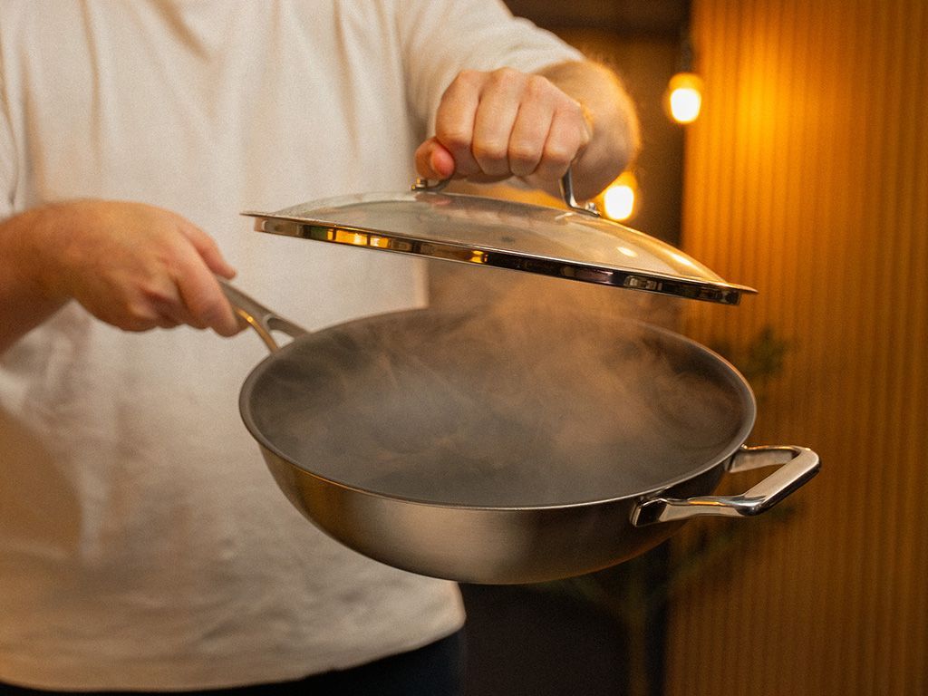ZERO – POÊLE WOK ANTIADHÉSIVE NATURELLE 30 CM - 8